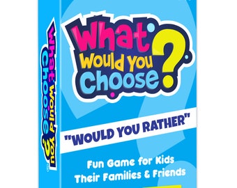 QUOKKA Card Game for 8-12 Year Olds - Family Card Game for Kids Ages 6-8 - What Would You Choose | Do Kids Rather? | Pick Your Answer