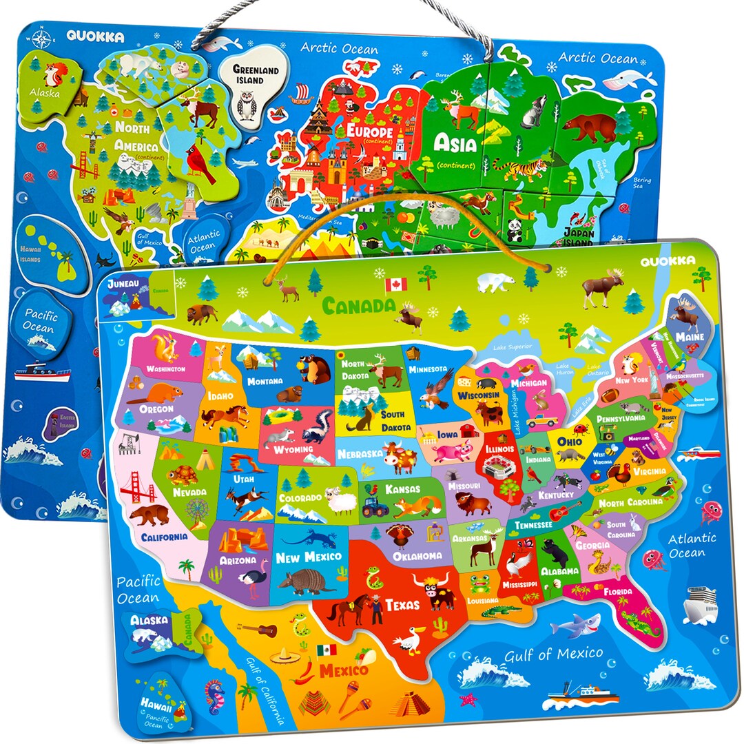Puzzle for Kids Ages 4 5 6 Year Old Educational Travel Games