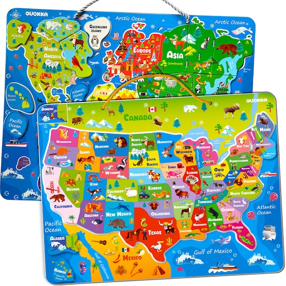 Puzzle magnétique pour enfants de 4, 5, 6 ans Jeux de voyage éducatifs pour  les tout