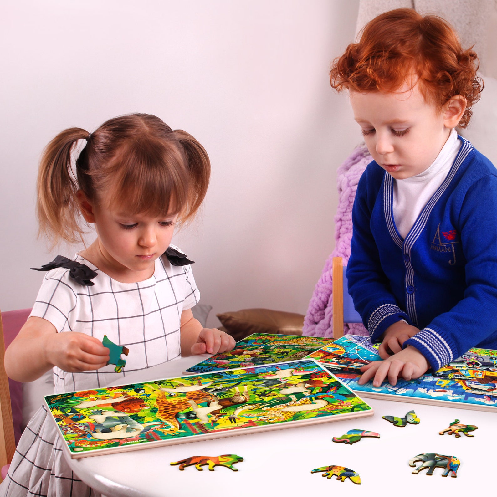 Jigsaw Puzzles for Kids Ages 6810 Almost 100 Piece Puzzles  Etsy