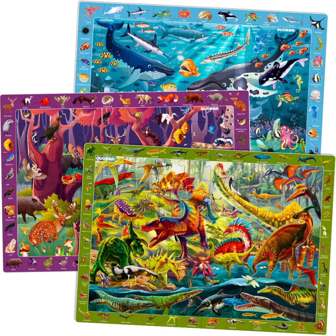 Floor Puzzles for Kids Ages 3 4 5 60 Piece Kids Paper Puzzles 6 7 8