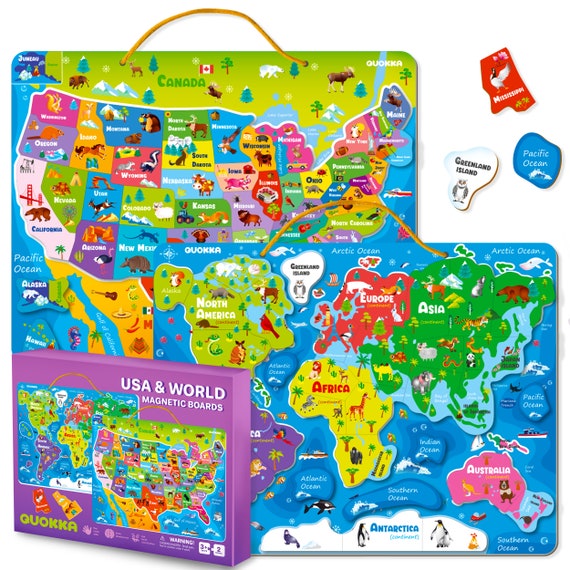 Magnétique Puzzle Jouet Enfant 2 3 Ans, Jeux Enfant pour Cadeau Garçon Fille  2 3 Ans