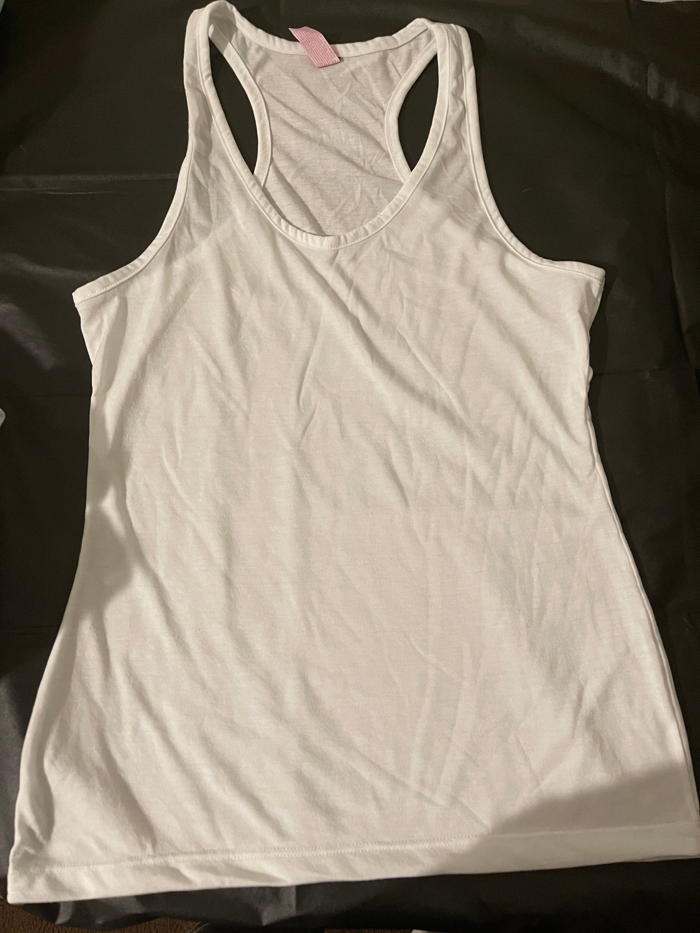 Sublimation White Tank Top