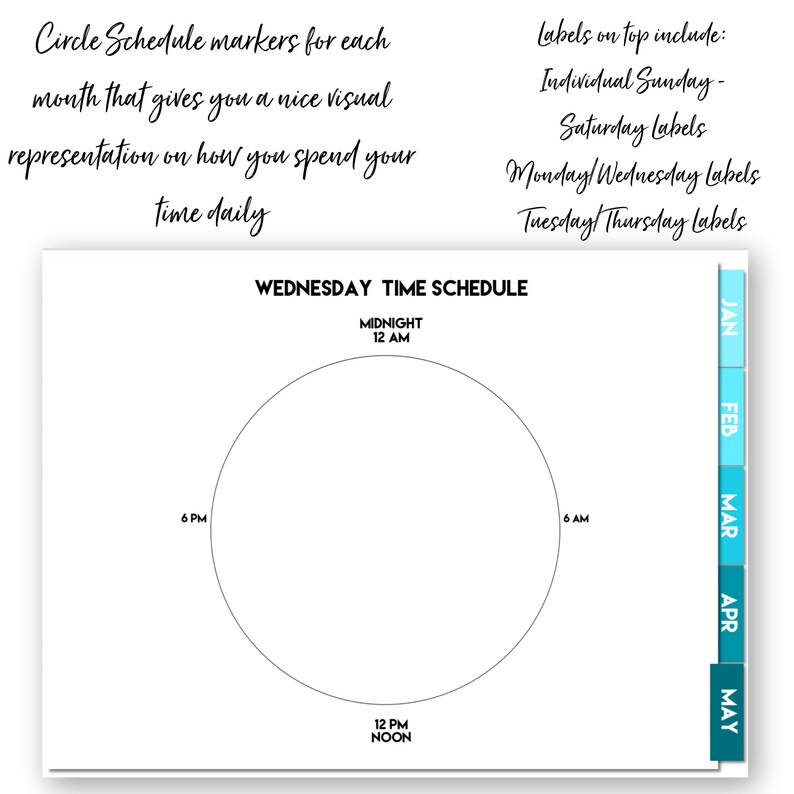 Fall and Spring Semester Digital Planner Bundle Etsy