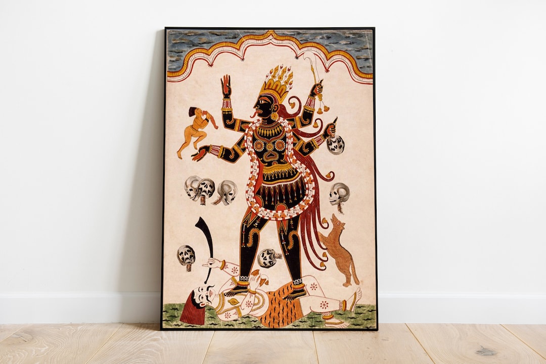 Kali Art, Ma Kali Poster, Kali Poster, Female Art Print, Goddess Art ...