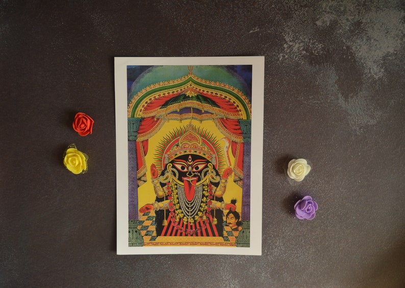 Ma Kali Poster Spiritual Art Print Kali Print Goddess Kali - Etsy