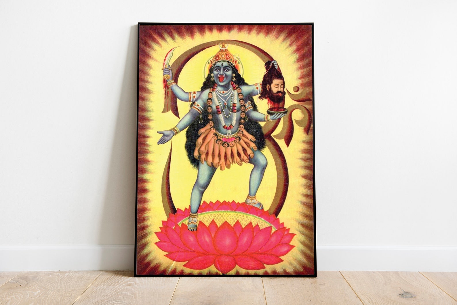 Maa Kali Poster Kali Print Hindu God Pictures Kali Goddess - Etsy