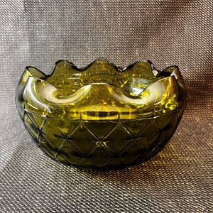 Indiana Glass Quilt Bowl