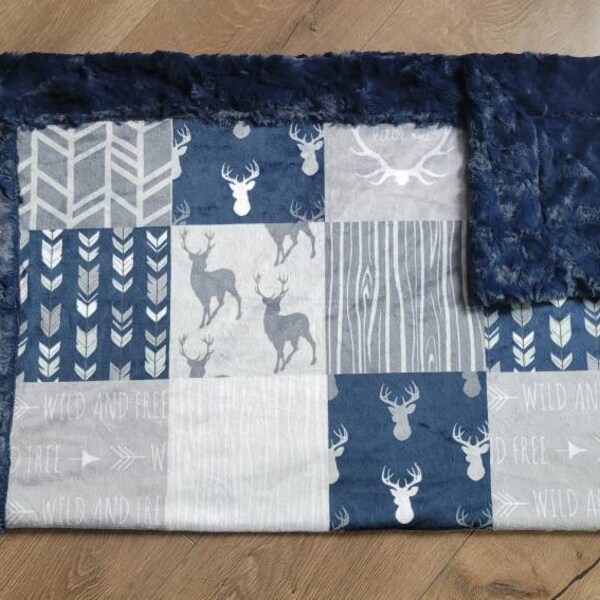 Deer Blanket Etsy