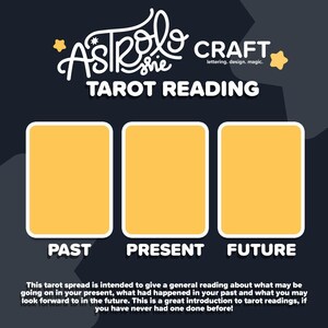 TAROT / 3 Cartas / Pasado, Presente Futuro Spread