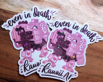 Kawaii Dreadnought (Hammy 39.99K) | Protected Sticker/Decal | Holo-Star Overlay