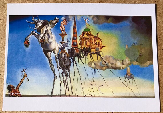 New Set of 10 Salvador Dali Art Images Copied From Reprints