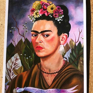 Nouveau lot de 9 images emblématiques de Freda Kahlo reproduites sous forme de cartes postales de qualité