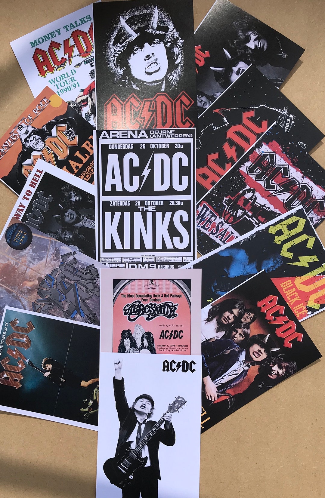 Set of 21 AC/DC Band Images Reproduced as Quality Postcards - Etsy Canada