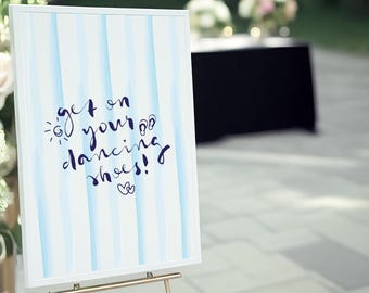 A4 HOCHZEITSTAG SCHILD