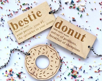 Definition Ornaments/Tags- Custom Wood Tags