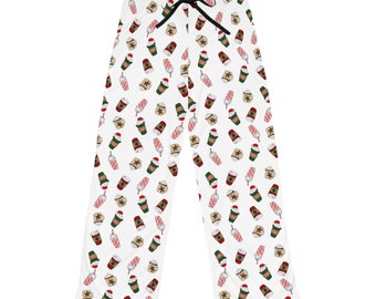 Christmas coffee Women's Pajama Pants