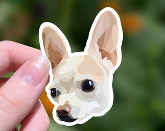 Sticker chihuahuapuppy, cadeau hond moeder
