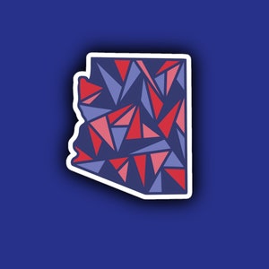 Arizona sticker, Tucson, College sticker, gefeliciteerd Grad, College Essentials, College Care pakketten, Exchange Student Gift, Grad decoraties