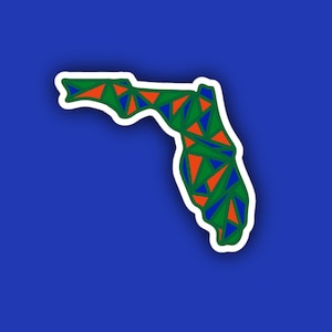 Florida Sticker, Gainesville, College Sticker, College Apparel, College Game Day, Laptop Sticker, Patch Sticker