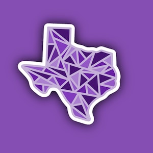 Texas Sticker, Fort Worth Texas, College Sticker, College Town, College Apparel, Laptop Sticker, Patch Sticker, Water Bottle Sticker