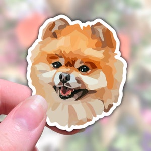 Pomeranian Sticker, Pomeranian, Pomeranian Dog, Pomeranian Gifts, Puppy Essentials, Puppy Sticker, Cute Dog Stickers, Phone Case Stickers