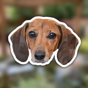 Adesivo Dachshund, Decoração Dachshund, Presente Dachshund, Filhote de Cachorro Dachshund, Cachorro Wiener, Presentes para Cachorro Wiener, Fundamentos para Cachorros, Adesivos Populares