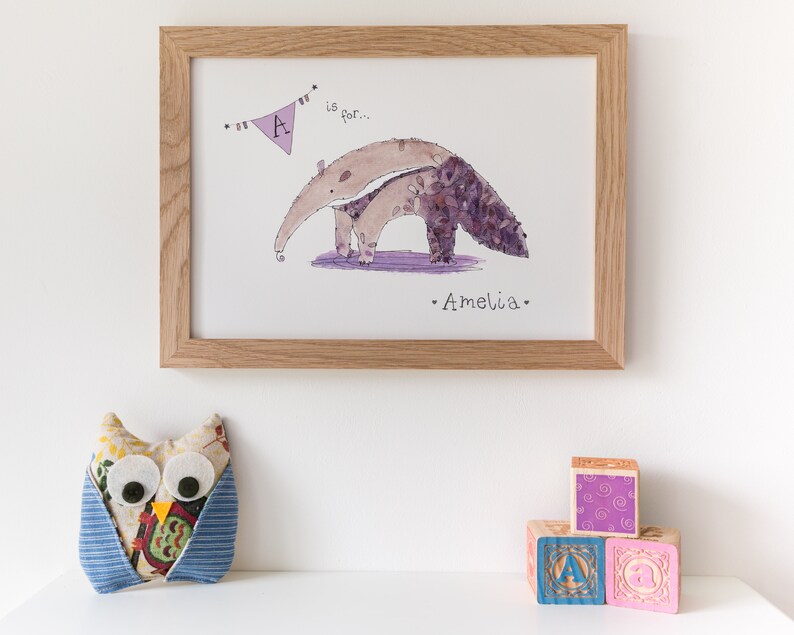 personalised nursery art