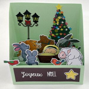 Carte Noël animaux