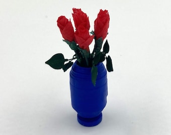 Miniature Potted Red Roses