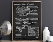 Star Trek Patent, Star Trek Enterprise Patent, Enterprise Patent, Patent Print H132
