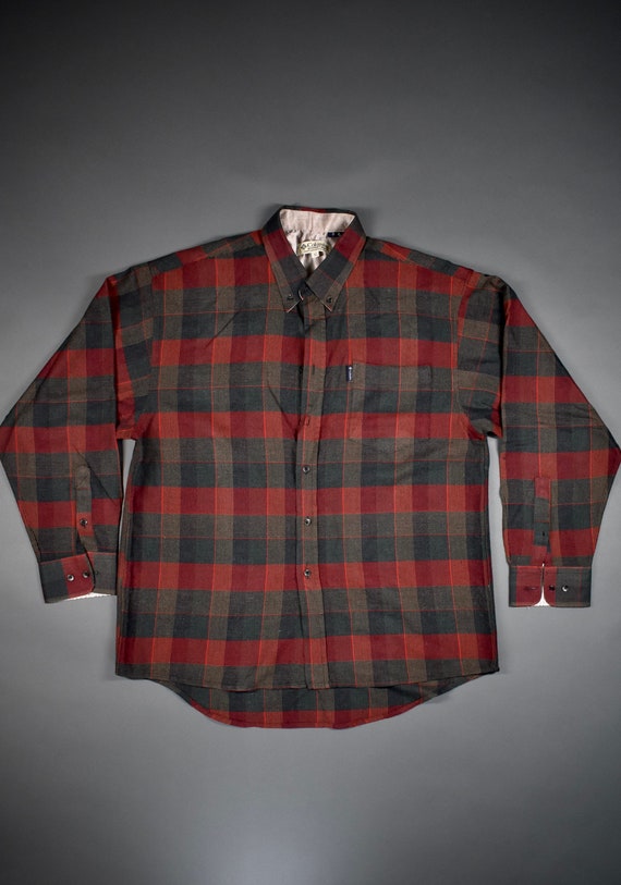 Columbia button down plaid shirt