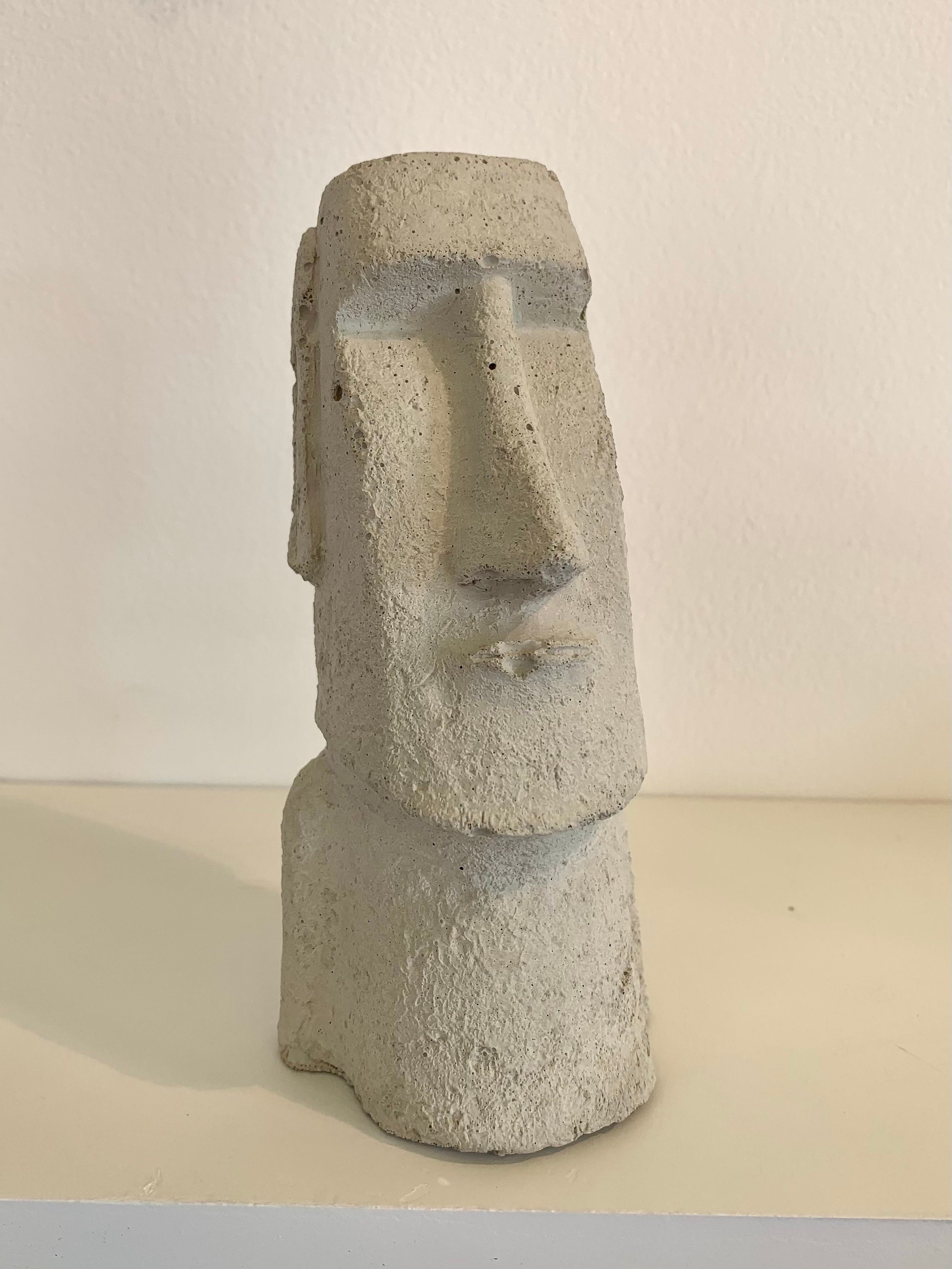 Easter Island Moai Head. 5 Tall Etsy