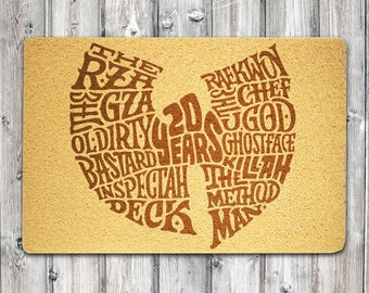 Wu Tang Door Mat Etsy