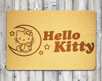 Hello Kitty Doormat Etsy