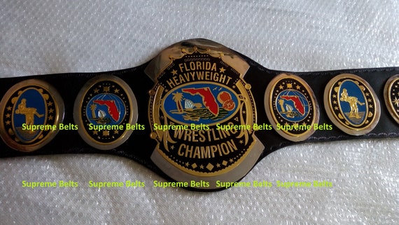 Southern Heavyweight Wrestling Championship Leather Belt