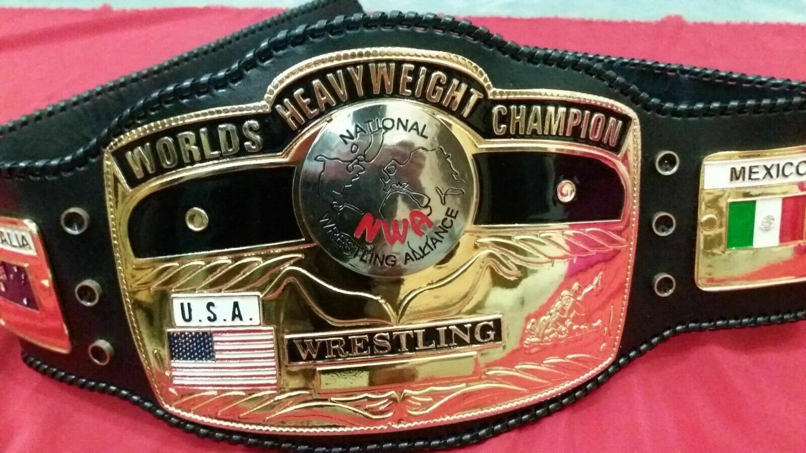 DomedGlobeNWAWorldHeavyweight WRESTLINGChampionshipBelt Etsy