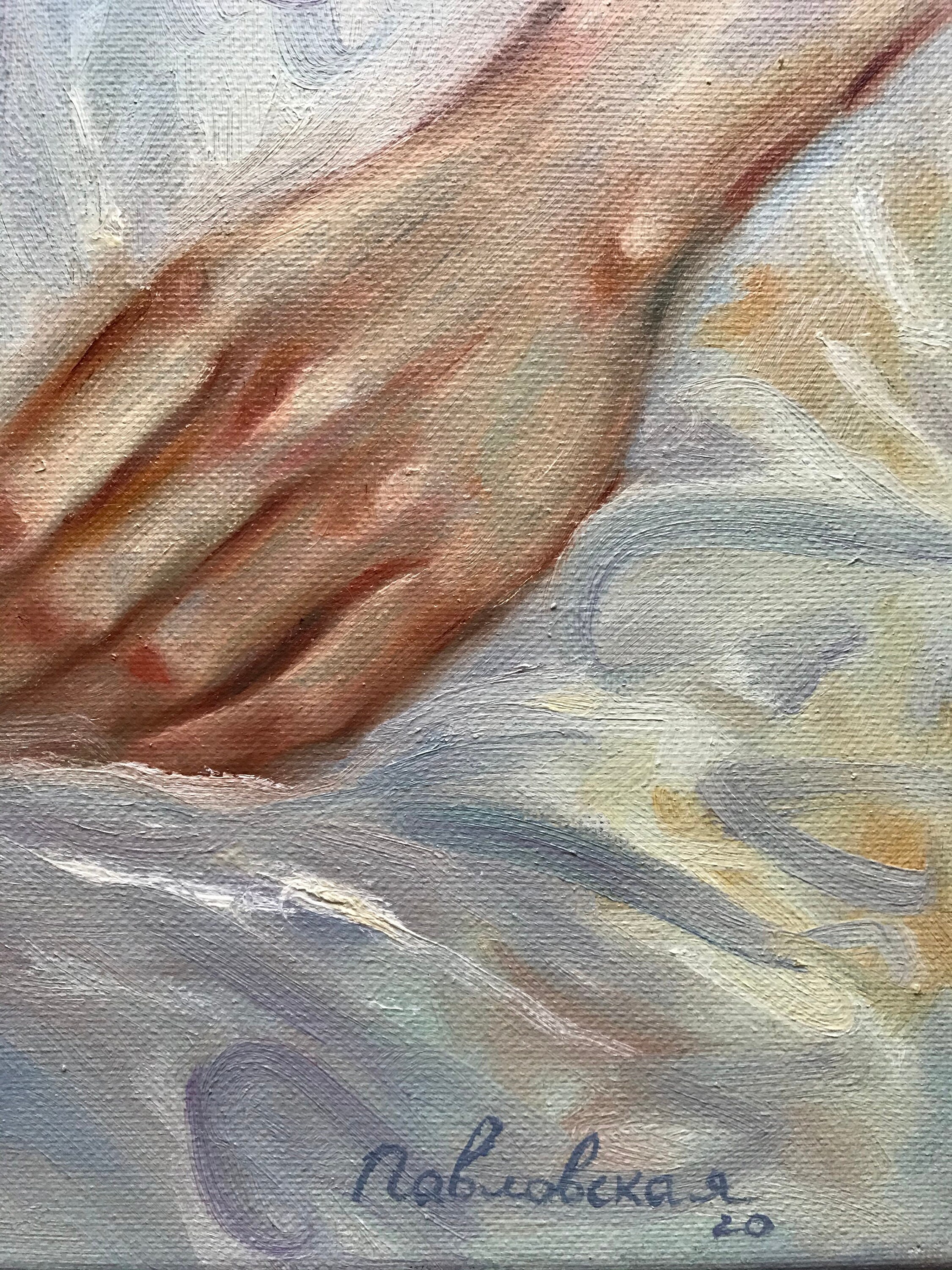 Hands Painting Original Art Classic Painting on Canvas Home Etsy
