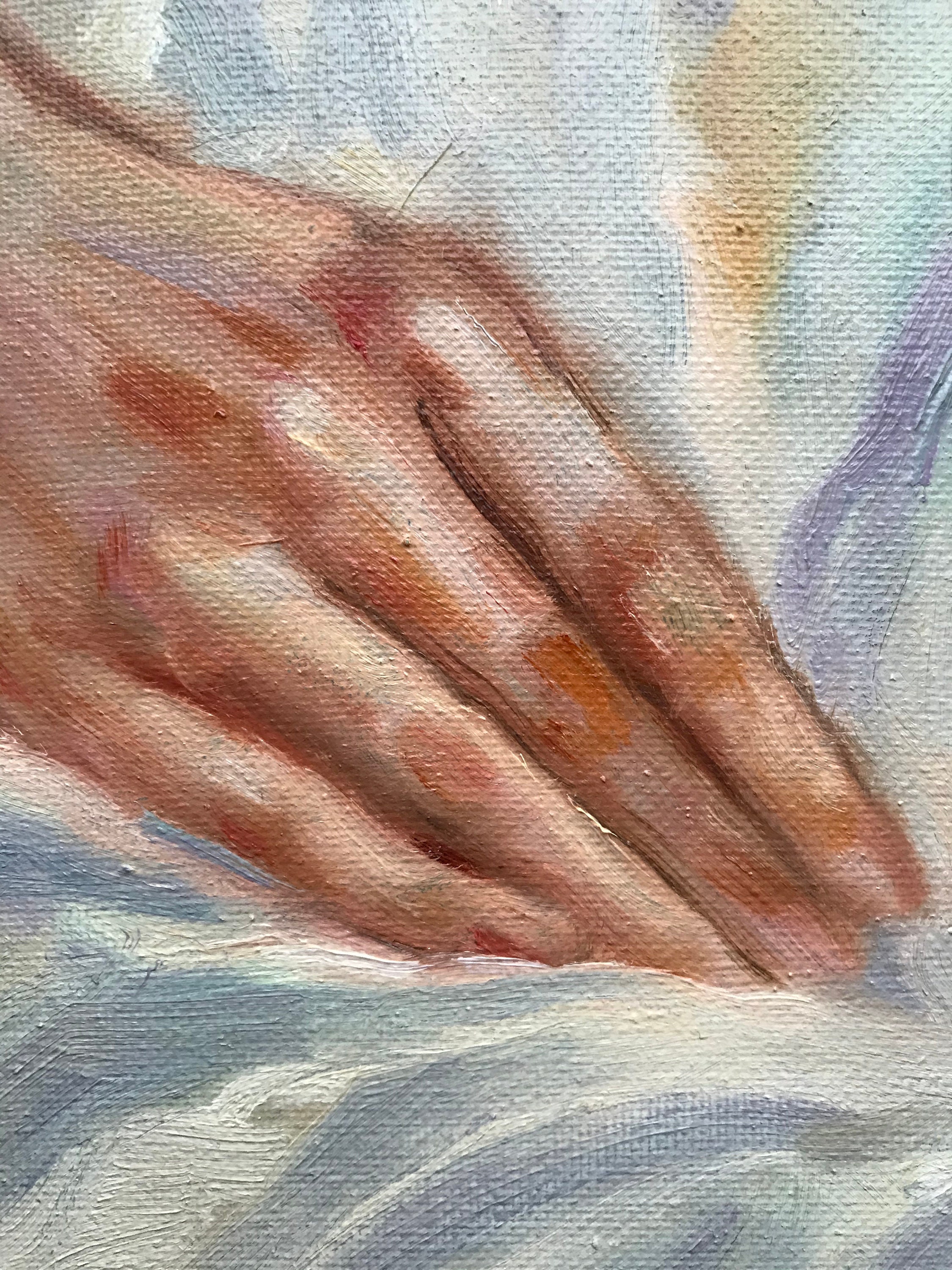 Hands Painting Original Art Classic Painting on Canvas Home Etsy