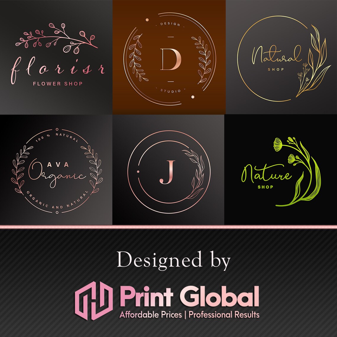 custom-logo-design-hand-drawn-floral-monogram-logos-etsy