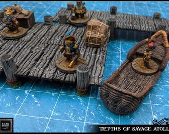 Details about / Longboat Ship 28mm 32mm Wargames Warhammer 40k D/&D Model Scatter Scenery Terrain