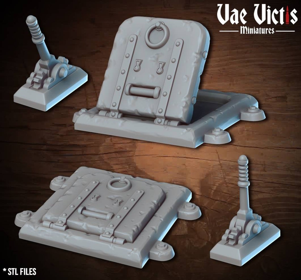 Traps set Scenery for D&D Dungeons and Dragons 28 mm Etsy