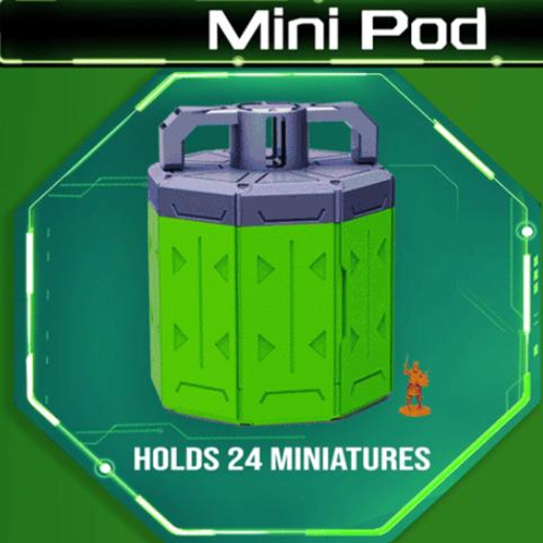 Miniature Storage/carrier for Wargames, RPG, Dungeons and Dragons Mini ...