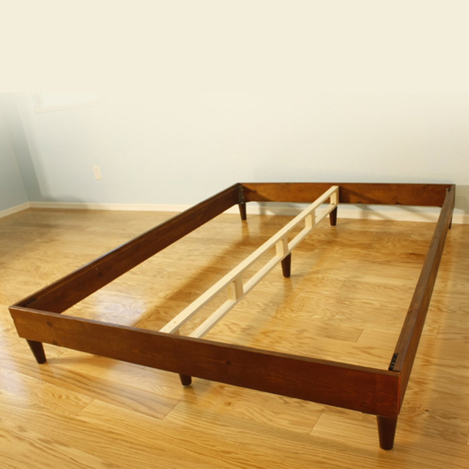 Natural Wood Latex Mattress Platform Easy Assembly Etsy