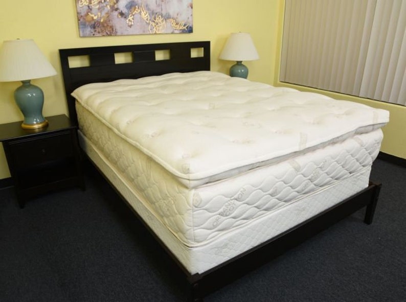 Heavenly 4 Inch Latex and Wool Mattress Topper Etsy
