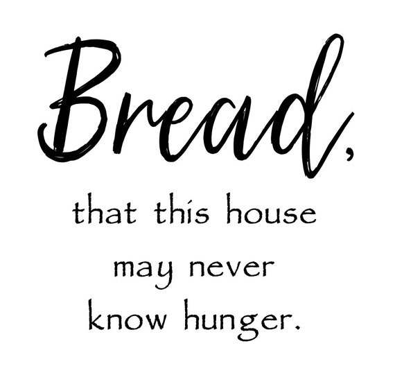 Bread Salt Wine Quote Svg Png Pdf Etsy