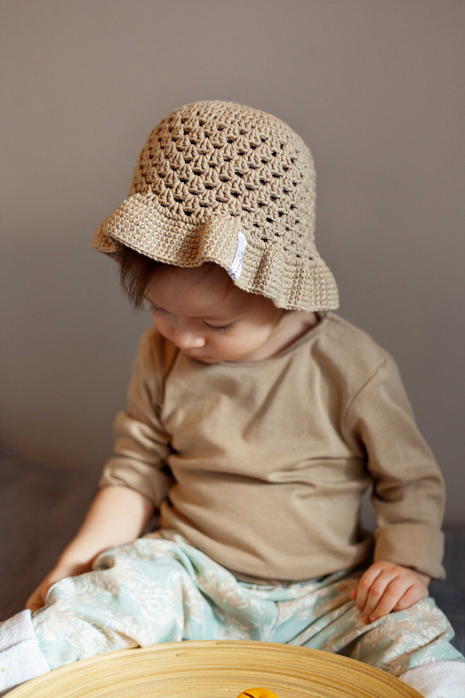 Cotton crochet bucket hat for baby toddler kids and adult Etsy