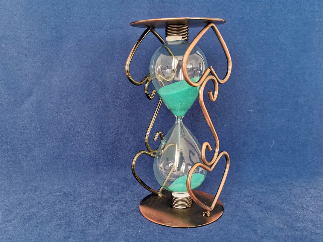 Brass Hourglass: 4 Minute Sand Timer, Home Decor - Etsy