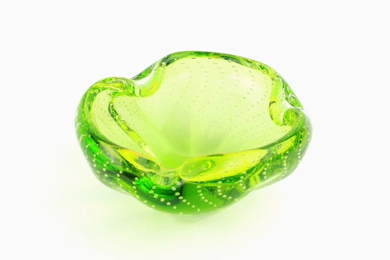Green Ring Tray, Wedding Ring Dish Holder, Jewelry