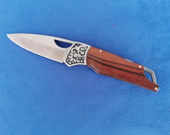 Vintage Klappstahl Taschenmesser, Sammler Tigermesser